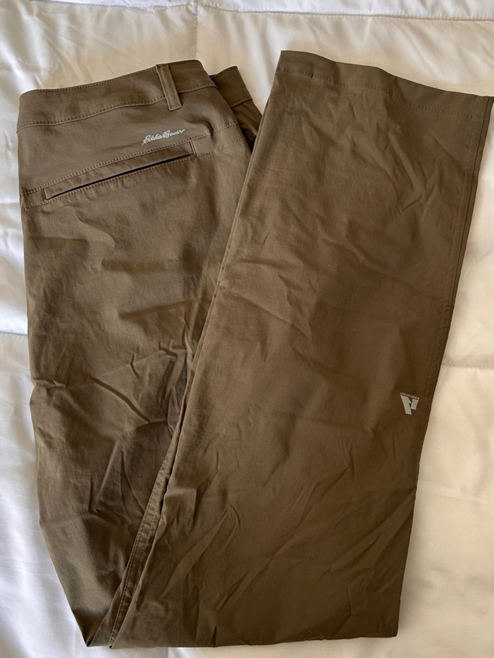 Eddie Bauer Olive Brown women’s Size 14 First Ascent Hiking Camping Pants Gorp